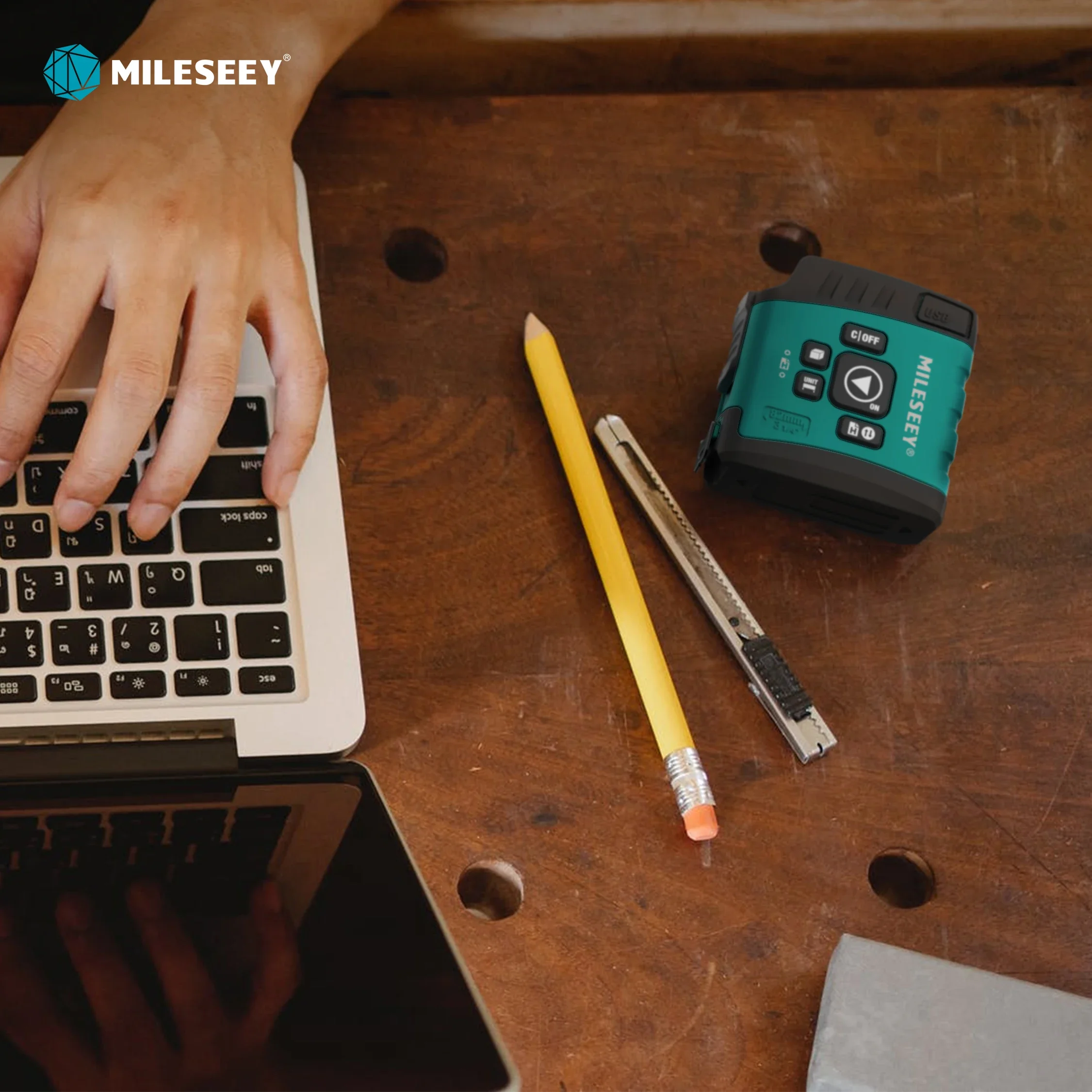 Mileseey DT20 BLUETOOTH Laser tape measure Smart Digital display trena laser Measuring tape with Bluetooth - Image 6