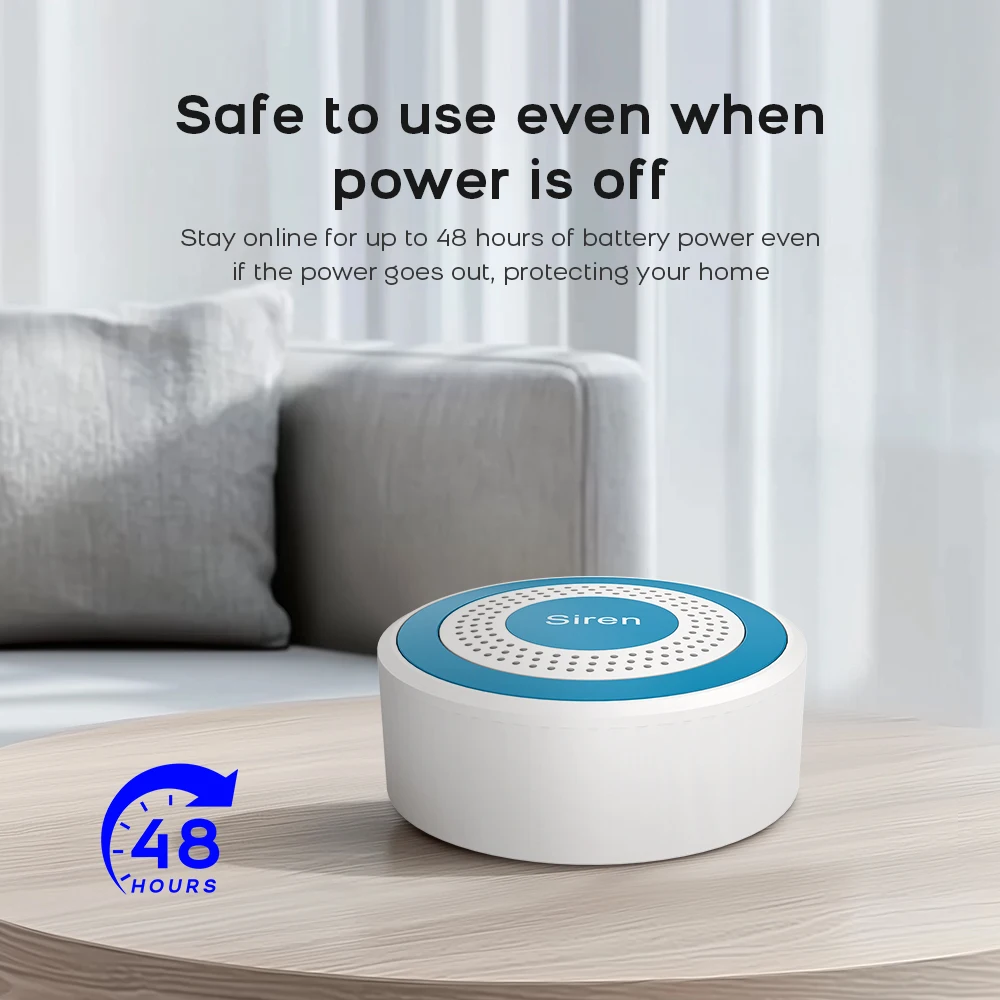 PGST WiFi Alexa Tuya Smart Life Home Alarm Security System Kit Home Automation Alarm Security Protection Door Motion Sensor - Image 3