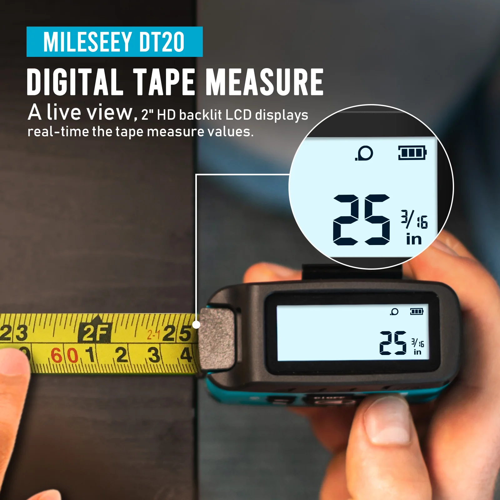 Mileseey Portable Laser Distance Meter Laser Rangefinder high-precision Digital trena laser tape range finder measure tool - Image 3