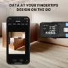 Mileseey DTX10 3-in-1 Digital Tape Laser Disance Meter Measure with Swappable Battery Laser Tape